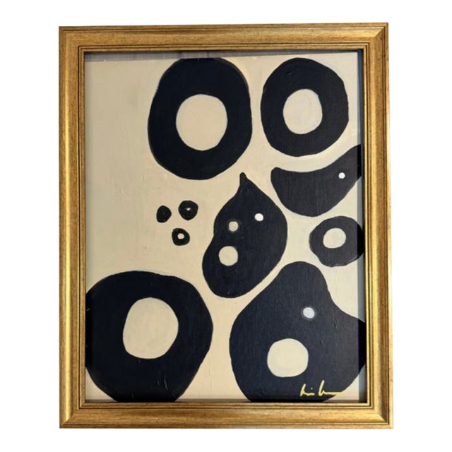 Under the Microscope Contemporary Abstract Expressionist Painting by Bryan Boomershine Framed For Sale