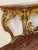 Wood Early 19th Century Baroque Carved & Gilted Walnut Ormolu with Marble Console Table and Cherub For Sale - Image 7 of 18