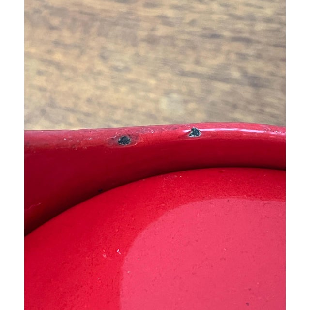 Mid-Century Modern Red Enamel Cast Iron Pot by Timo Sarpaneva for Rosenlew of Finland, 1960s For Sale - Image 11 of 18