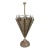 French Embossed Brass Umbrella Stand For Sale