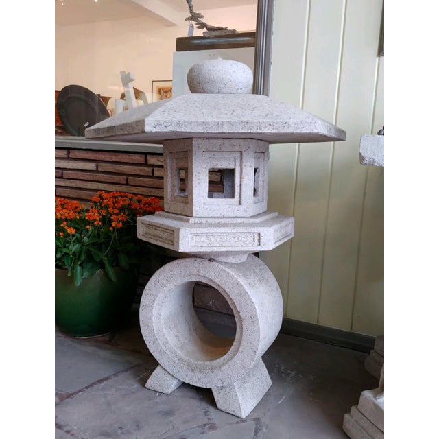 1940s Japanese Garden Ornament Granite Lantern Chairish