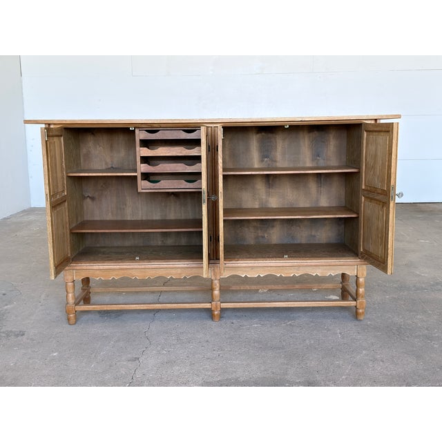 Scandinavian Modern Oak Sideboard from Otterup Furniture Factory, 1965 For Sale - Image 4 of 14