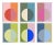 Hot Forevers Set of 6 by Stephanie Henderson in White Frame, Small Art Print For Sale