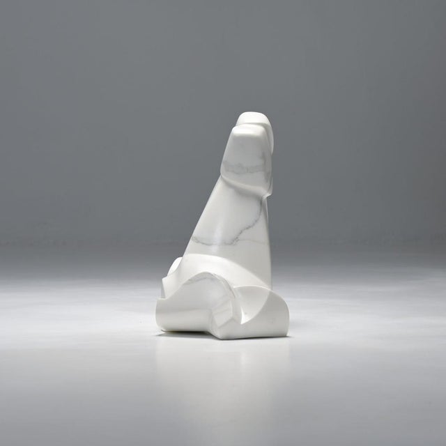 Carrara Marble Sculpture by Jan Keustermans, 2000s For Sale - Image 4 of 15