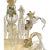 Italian Luxury 21st Century Italian Murano Glass Flower Chandelier – Gold & Clear For Sale - Image 3 of 6