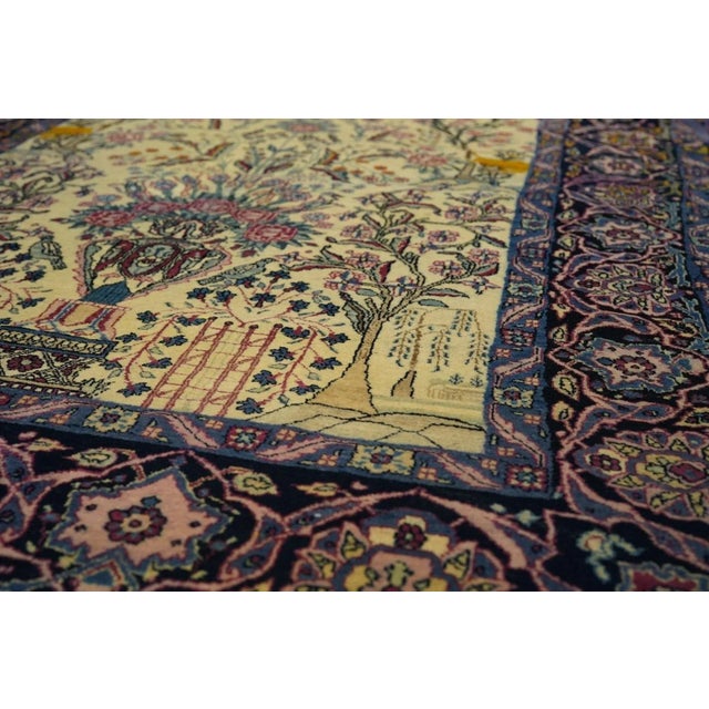 Traditional Antique Tehran Rug 4'4'' x 7' For Sale - Image 3 of 8