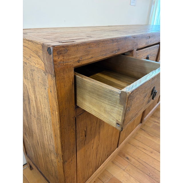 Copper Vintage Asian Console For Sale - Image 8 of 9