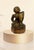 Late 19th Century Antique Wood Hand Carved Burmese Monk Figure With Gilding For Sale - Image 9 of 12