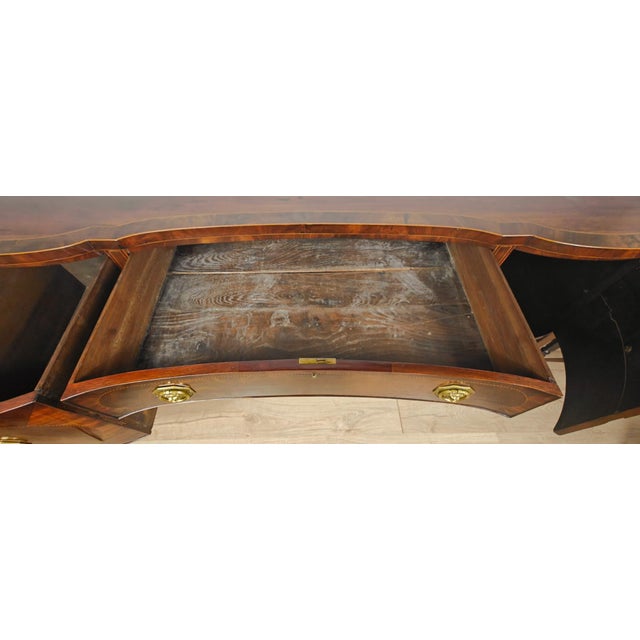 Brown Antique English Georgian Sideboard in Mahogany, 1830 For Sale - Image 8 of 18