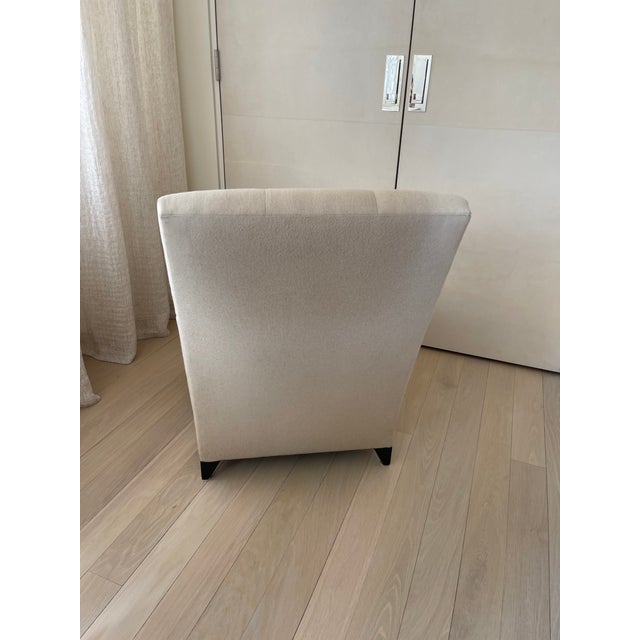 Wood Vintage Donghia Attributed Eaton Club Chair For Sale - Image 7 of 12