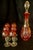Small Nachtmann Traube Cranberry Brandy Decanter Set - 7 pcs For Sale - Image 6 of 12