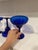 Glass Circa 1980’s Libbey Cobalt Blue Margarita Glasses- Set of 4 For Sale - Image 7 of 7