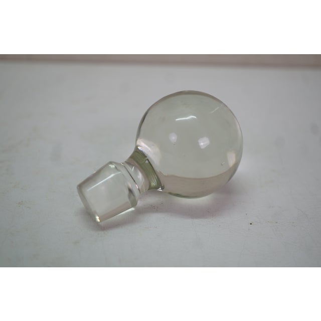 Vintage American Cut Crystal Liquor Wine Bar Bottle Decanter For Sale - Image 13 of 14