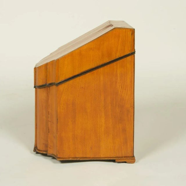 Wood Pair of Regency Satinwood Knife Boxes For Sale - Image 7 of 12