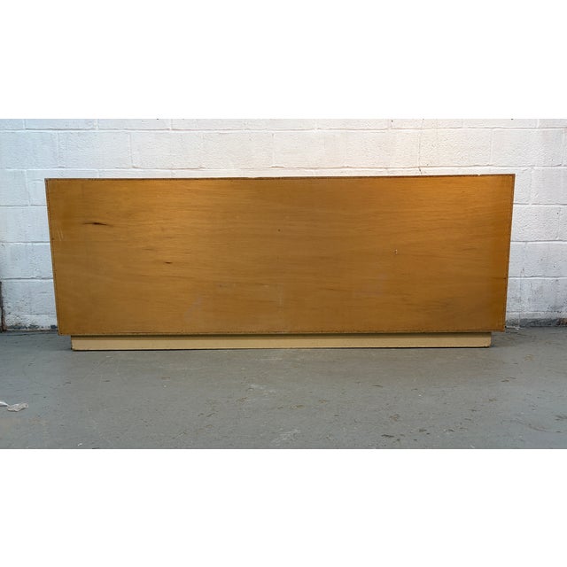 Vintage Bohemian Bamboo and Brass Dresser and Mirror Set For Sale - Image 13 of 17