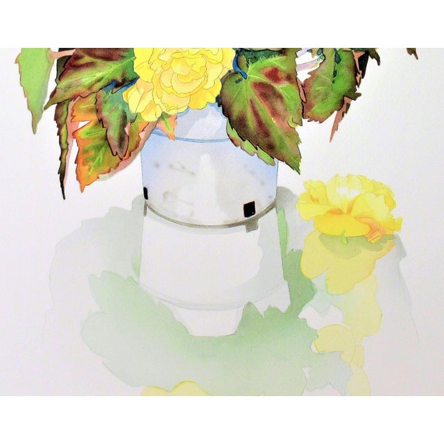 Gary Bukovnik, Reflective Begonias, 1988 For Sale - Image 4 of 9