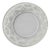 Glass Charger Plates with Silver Leaf Rococo Pattern by Arte Italica, 2011, Set of 23 For Sale