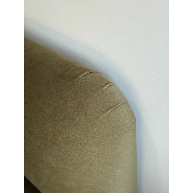 Textile Made to Order Corner Sofa - Floor Model For Sale - Image 7 of 12