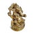 Vintage solid brass Ganesha. Beautiful intricate details.