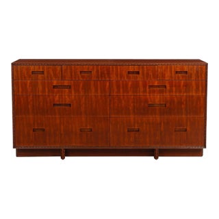 Frank Lloyd Wright, Cabinet for Heritage Henredon Oiled Mahogany 1957 For Sale