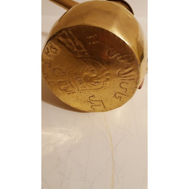 Mid Century Modern Vintage Saudi Arabian Dallah Pot Inscribed For Sale - Image 11 of 12