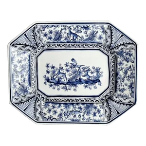 Vintage Regency Portuguese Hand Painted Platter