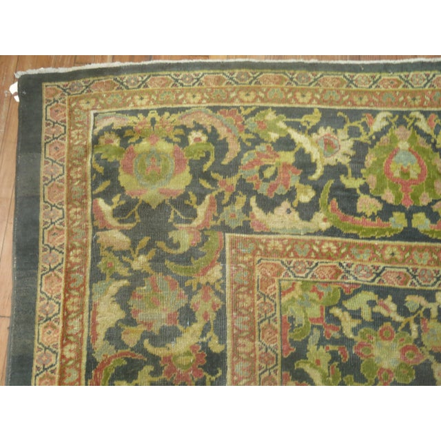 English 19th Century Ziegler Sultanabad, 12'2'' X 14'9'' For Sale - Image 3 of 13