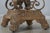 1980s Ello Round Glass Top Pedestal Table For Sale - Image 5 of 14