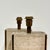 Geometric Travertine and Brass Table Lamps, Italy, 1970s, Set of 2 For Sale - Image 4 of 10