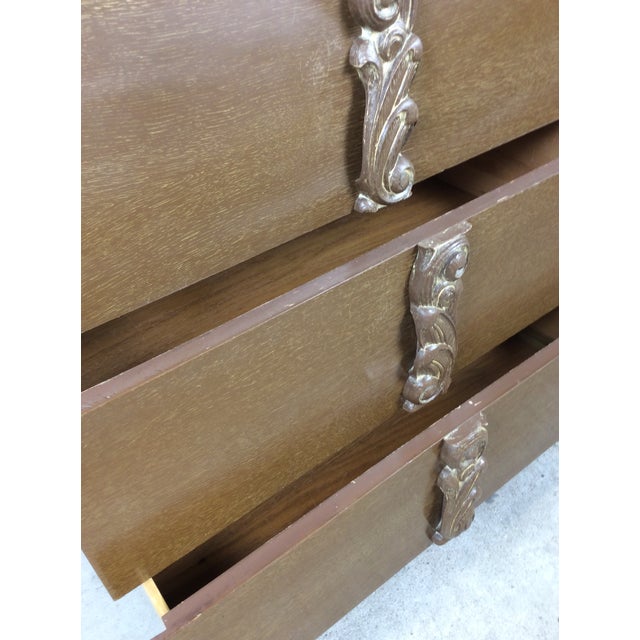 Mid Century Modern Three Drawer Chest by Merton Gershun for Albert Furniture For Sale - Image 9 of 16