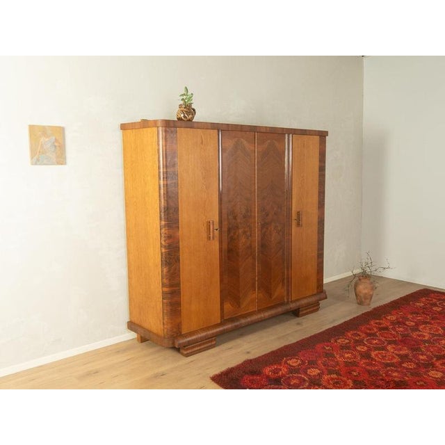 Art Deco wardrobe very good workmanship high-quality materials Made in Germany Width: 204 cm Height: 190 cm Depth: 65 cm...