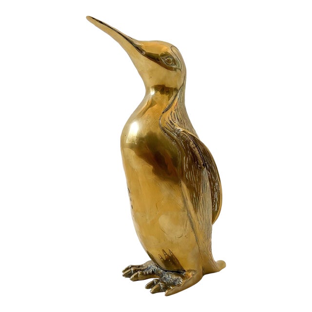 Large Vintage Brass Penguin Chairish