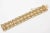 Modern Vintage Signed Henry Bogaff Swarovski Rhinestone Bracelet in Brown and Amber Color For Sale - Image 3 of 6
