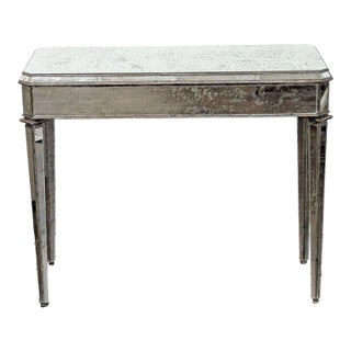 Currey & Company Mirrored Console Table For Sale