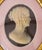 Antique Framed Wax Portrait Reliefs of Mr. And Mrs. Blaauw, 19th Century, Set of 2 For Sale - Image 5 of 13
