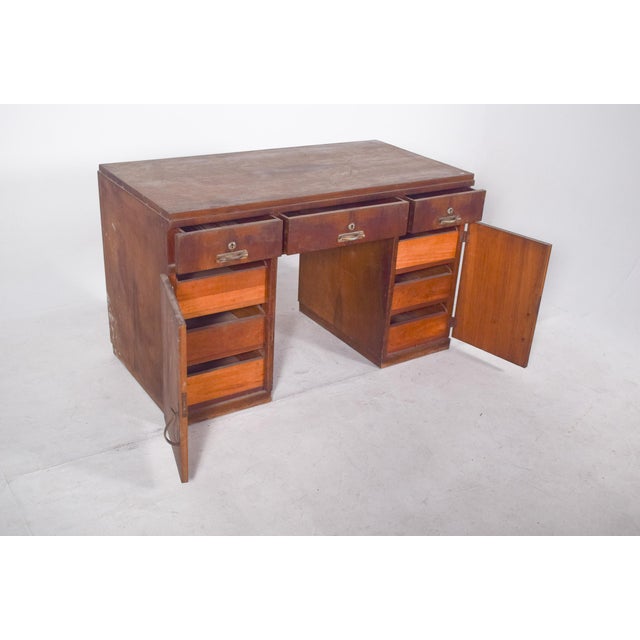Mid-Century Portuguese Desk, 1950s For Sale - Image 13 of 15