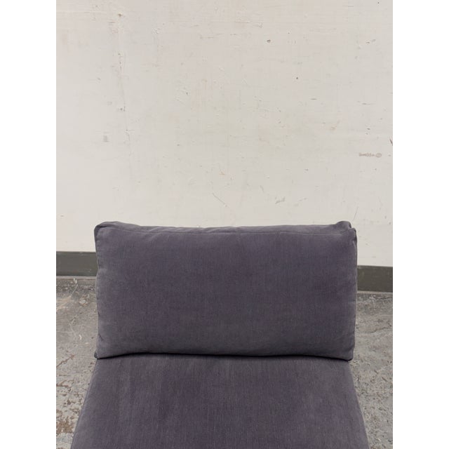 Textile Cb2 Decker Slipper Chair For Sale - Image 7 of 12