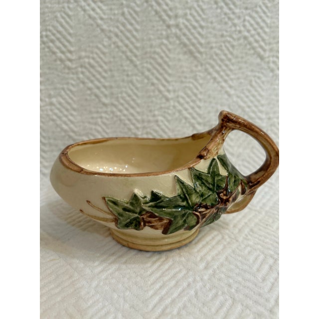 Ceramic 1940’s McCoy Ivy Pattern Tea Set - Set of 3 Pieces For Sale - Image 7 of 12