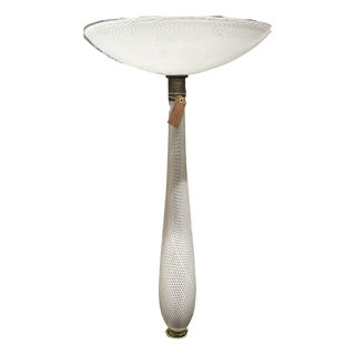 Lattice Lamp from Venini, 1940s For Sale