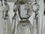 Vintage 1930s Art Deco Glass Candelabra's With Prisms, a Pair For Sale - Image 10 of 11