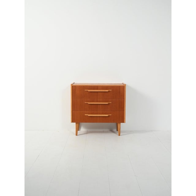 Scandinavian Chest of Drawers in Teak and Oak, 1960s For Sale - Image 9 of 9