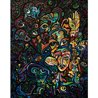 Alexander Arshansky, "Blessed" Abstract/Cubist Piece For Sale