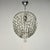 Small Crystal Balloon Pendant Light, Italy, 1930s For Sale - Image 3 of 8