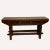 Mid-Century Spanish Brutalist Neo Gothic Style Oak Bench Side Table or Console For Sale - Image 9 of 13