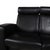 Black Arion Leather Two-Seater Black Manual Function Sofa from Stressless For Sale - Image 8 of 17