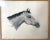 This vintage original Lynn Klockner painting from 1964 features a stunning portrayal of a horse in acrylic on canvas. The...