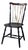 Antique Painted Brace Back Windsor Style Chair For Sale