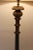 Baroque Niermann Weeks Giltwood and Faux-Painted Candlestick Lamp With Raffia Shade For Sale - Image 3 of 4
