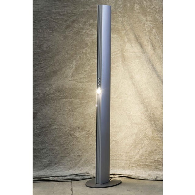 1980s Colubna Type Floor Lamp in Metal For Sale - Image 5 of 11