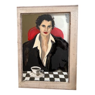 1990s Oil Painting - Christopher Kroehler, Framed For Sale